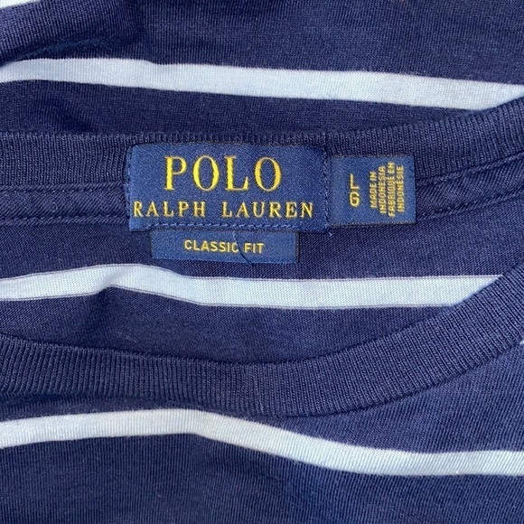Polo Ralph Lauren Classic-Fit Stripe Short-Sleeve Tee - Picture 5 of 8